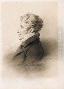 Portrait Du Comte Sivers by Anne-Louis Girodet de Roucy-Triosson