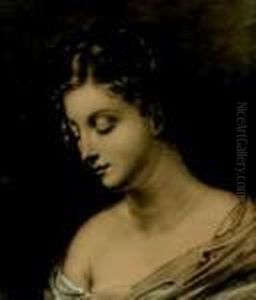 Figure De Femme En Buste, La Tete Inclinee by Anne-Louis Girodet de Roucy-Triosson