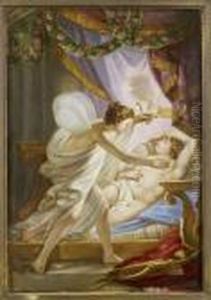 Psyche Et L'amour by Anne-Louis Girodet de Roucy-Triosson