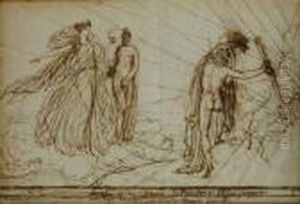 Anne Louis Girodet De Roussy-trioson French, -juno Instructing Aeolus by Anne-Louis Girodet de Roucy-Triosson