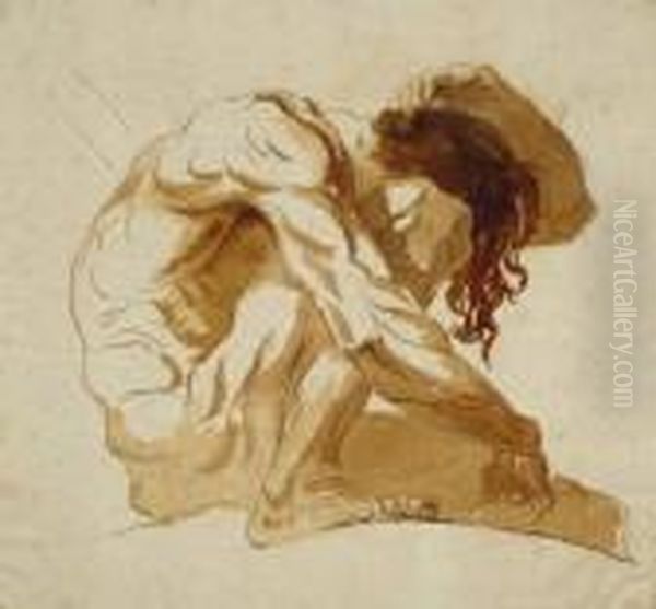 Homme Accroupi - view 1