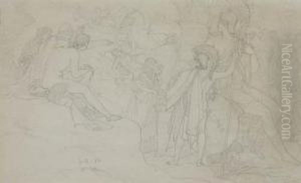 Anchises Shows Aeneas The Birth Of Rome And Therepublic - view 1