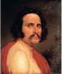 Portait D'homme A La Tunique Rouge by Anne-Louis Girodet de Roucy-Triosson