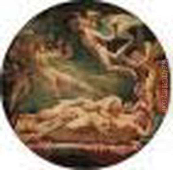 Cupid And Psyche - Cupid Defending Love From Malice - view 1