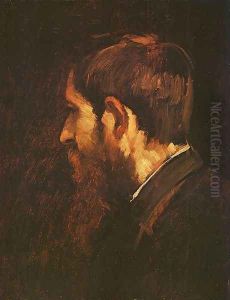 Portrait of Laszlo Paal 1877 by Mihaly Munkacsy