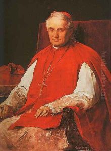 Portrait of Cardinal Lajos Haynald (Haynald Lajos arckepe) 1884