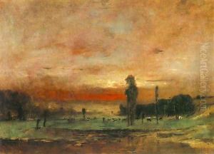Grazing Cows 1882 by Mihaly Munkacsy