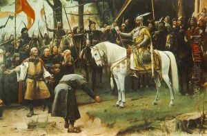 Conquest (detail) 1893 by Mihaly Munkacsy
