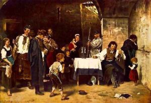 The Condemned Cell II 1880 by Mihaly Munkacsy