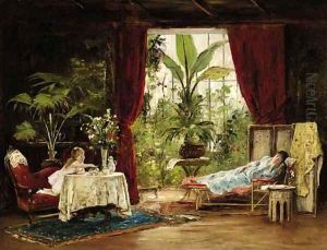 The Little Sugar Thief by Mihaly Munkacsy