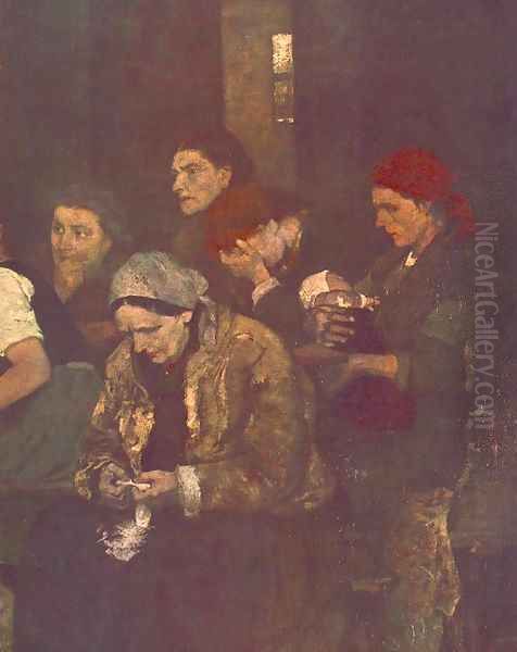 Making Lint (detail) 1871 - view 1