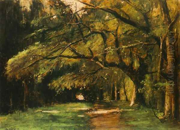 Park in Colpach 1886 - view 1
