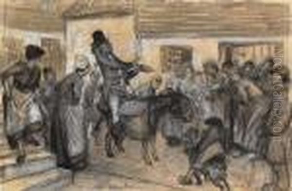 Dubourg Drew From His Basket His
 Mechanical Syringe, Which He Had Filled With Barege Water - view 1