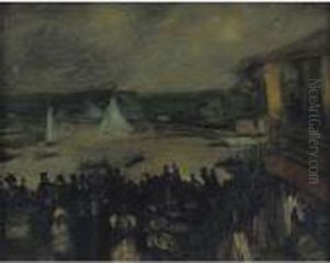 Sailing Boats, Paris by William Glackens