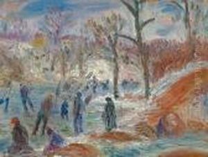 Skating Pond by William Glackens