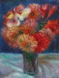 Vase Of Flowers by William Glackens