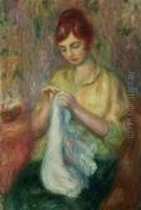 Women Sewing by William Glackens