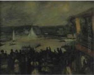 Sailing Boats - Paris by William Glackens