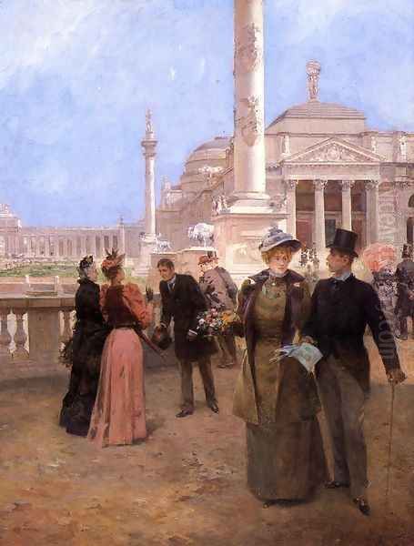 The Grand Plaza, World's Columbian Exposition - view 1