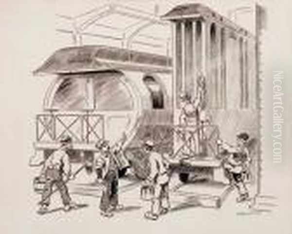 Railroad Men - view 1