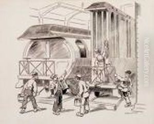 Railroad Men by William Glackens