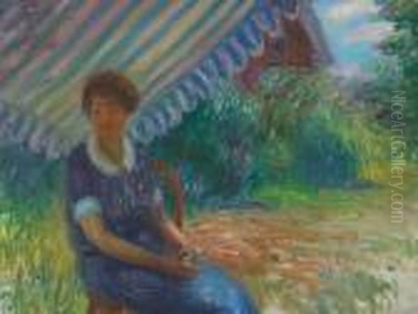 The Tent, Conway (girl Seated) - view 1