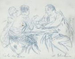 Cafe Scene by William Glackens