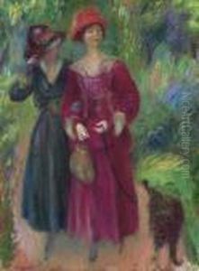 A Stroll In The Park by William Glackens