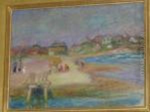 American Sketch For Bass Rocks, Gloucester by William Glackens