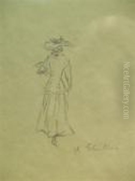 Walking Woman - view 1
