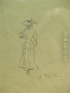 Walking Woman by William Glackens
