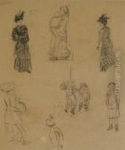 Figure Sketches #6 by William Glackens