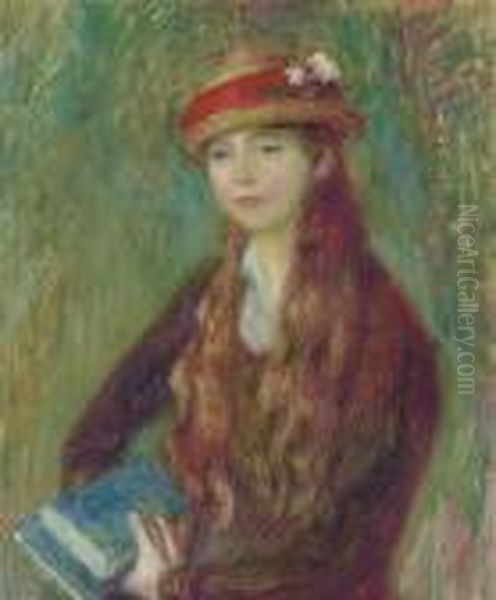 Julia With Books - view 1