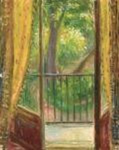 Window At 110, Rue De Bac by William Glackens