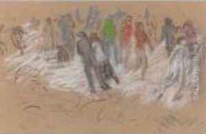Skaters by William Glackens