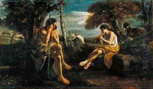 Mercury Putting Argus to Sleep 1645-55 by Pier Francesco Mola