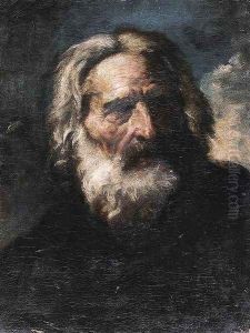 Portrait of a Bearded Old Man c. 1665 by Pier Francesco Mola