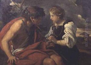 Bacchus and Ariadne by Pier Francesco Mola