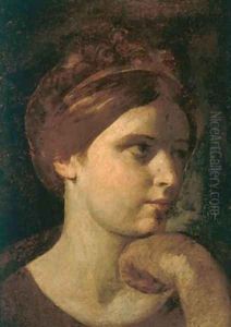 Head of a Young Woman by Pier Francesco Mola