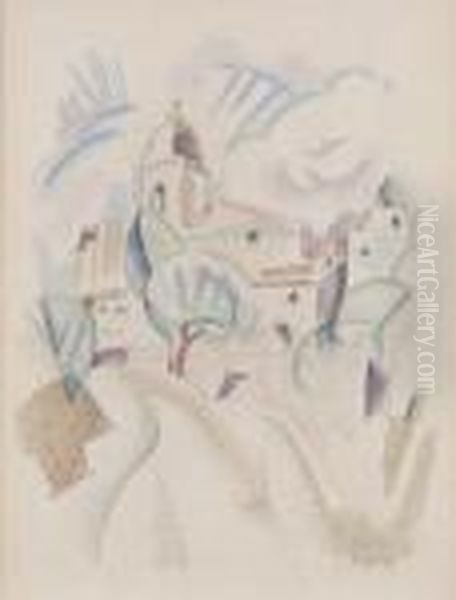 Vue De Serrieres Ou L'eglise Du Village - view 1