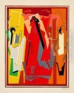Peinture A Trois Elements by Albert Gleizes