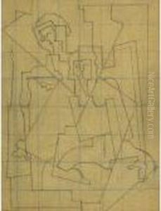 Two Figures by Albert Gleizes