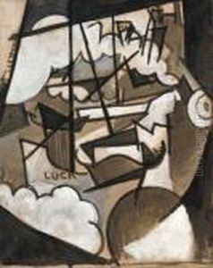 Le Port De New York by Albert Gleizes