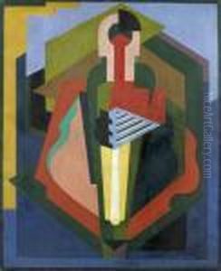 Madame Gleizes A La Tocque by Albert Gleizes