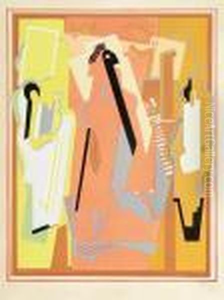 Peinture A Trois Elements. - view 1