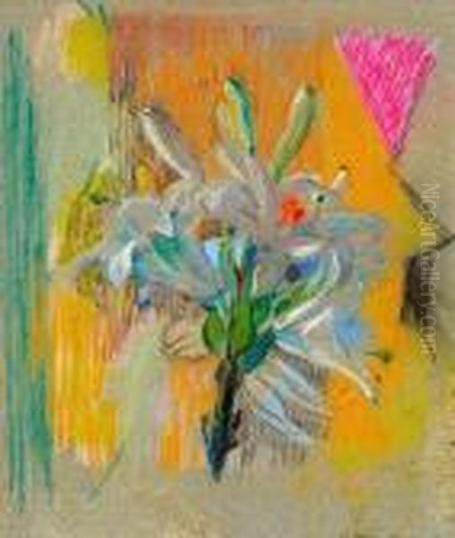 Nature Morte Avec Branches De Fleurs - view 1