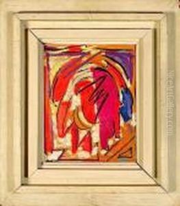 Composition Rouge, Circa 1949 by Albert Gleizes