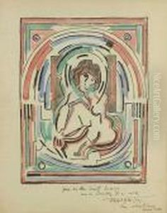 Femme Dans Un Medaillon by Albert Gleizes