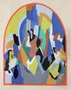 Projet Pour La Gare De Moscou by Albert Gleizes
