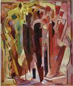 Composition Rouge-brune by Albert Gleizes